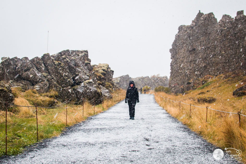 Pingvellir, el parc on es troba la falla entre les dues plaques tectòniques