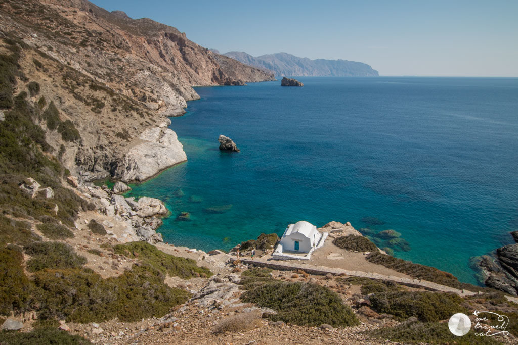 Agia Anna beach, una de les platges d'Amorgos - wetravelcat