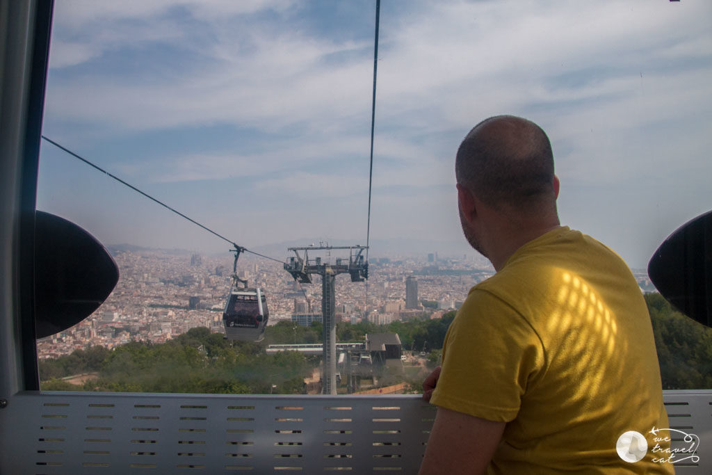 EN Carles de wetravelcat al telefèric de Montjuïc - wetravelcat